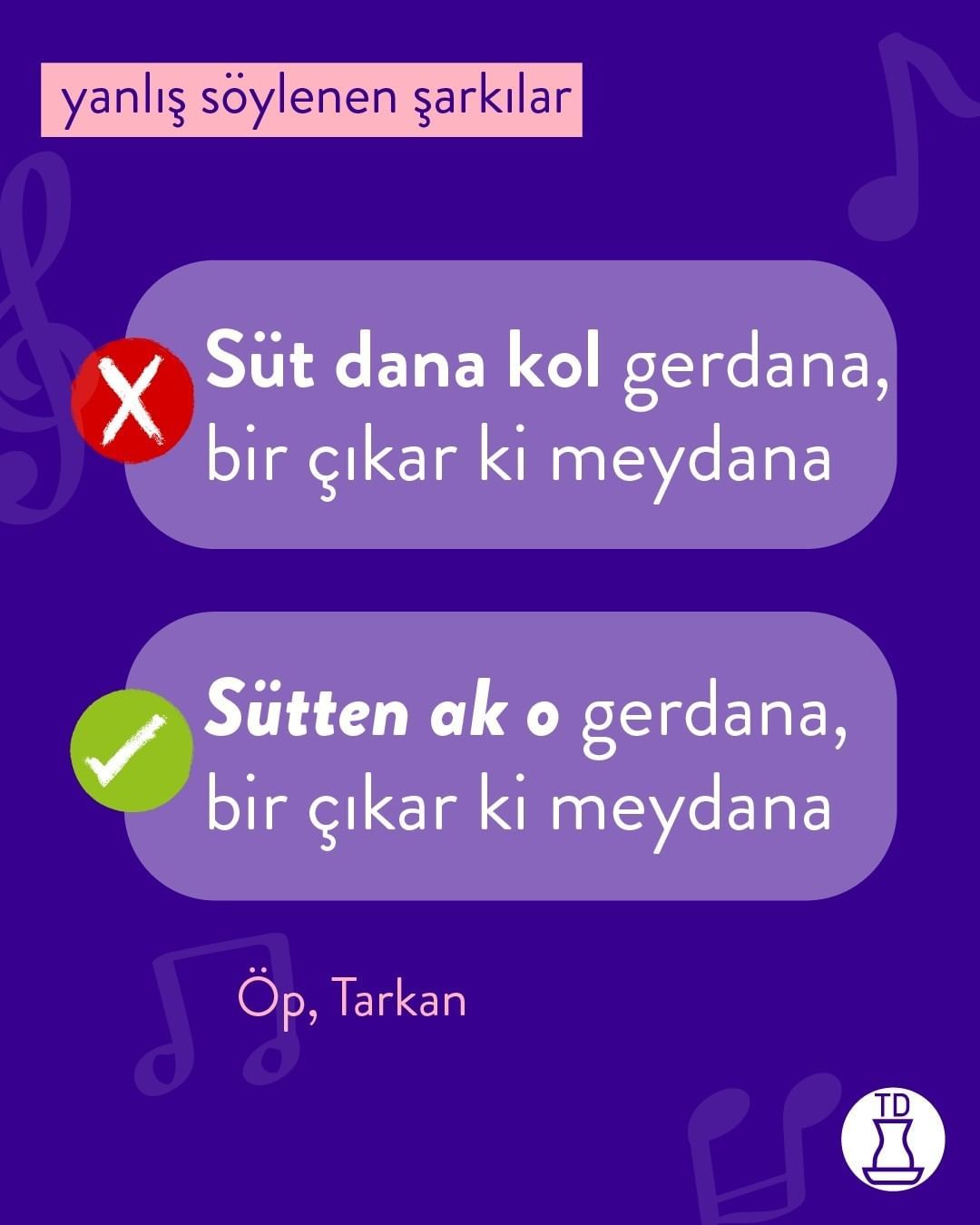 Sıkça yanlış söylenen...