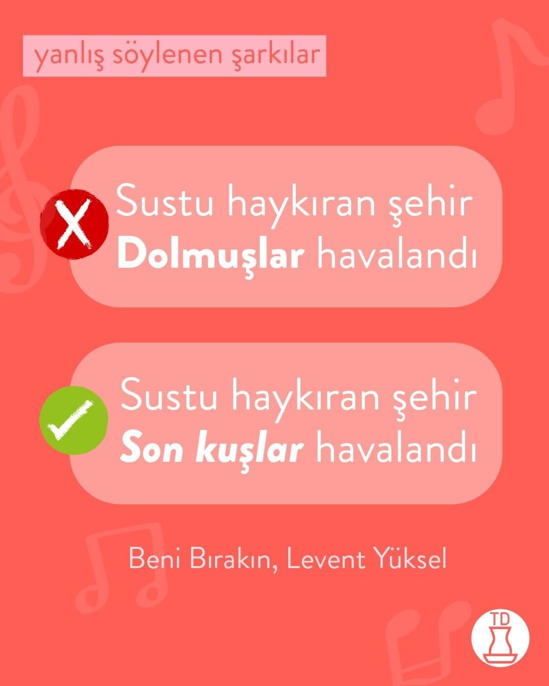 Sıkça yanlış söylenen...
