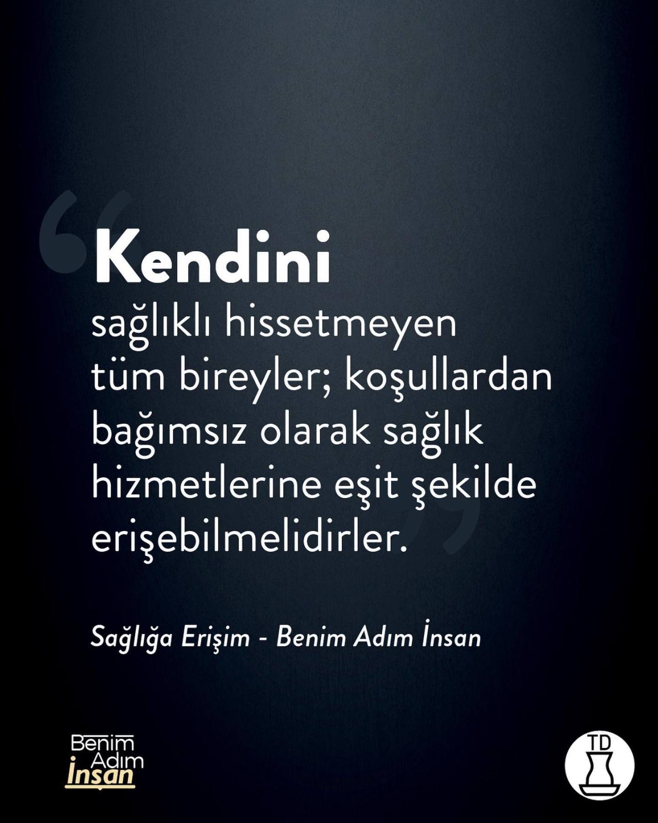 Güçlü bir toplum ve güçlü...