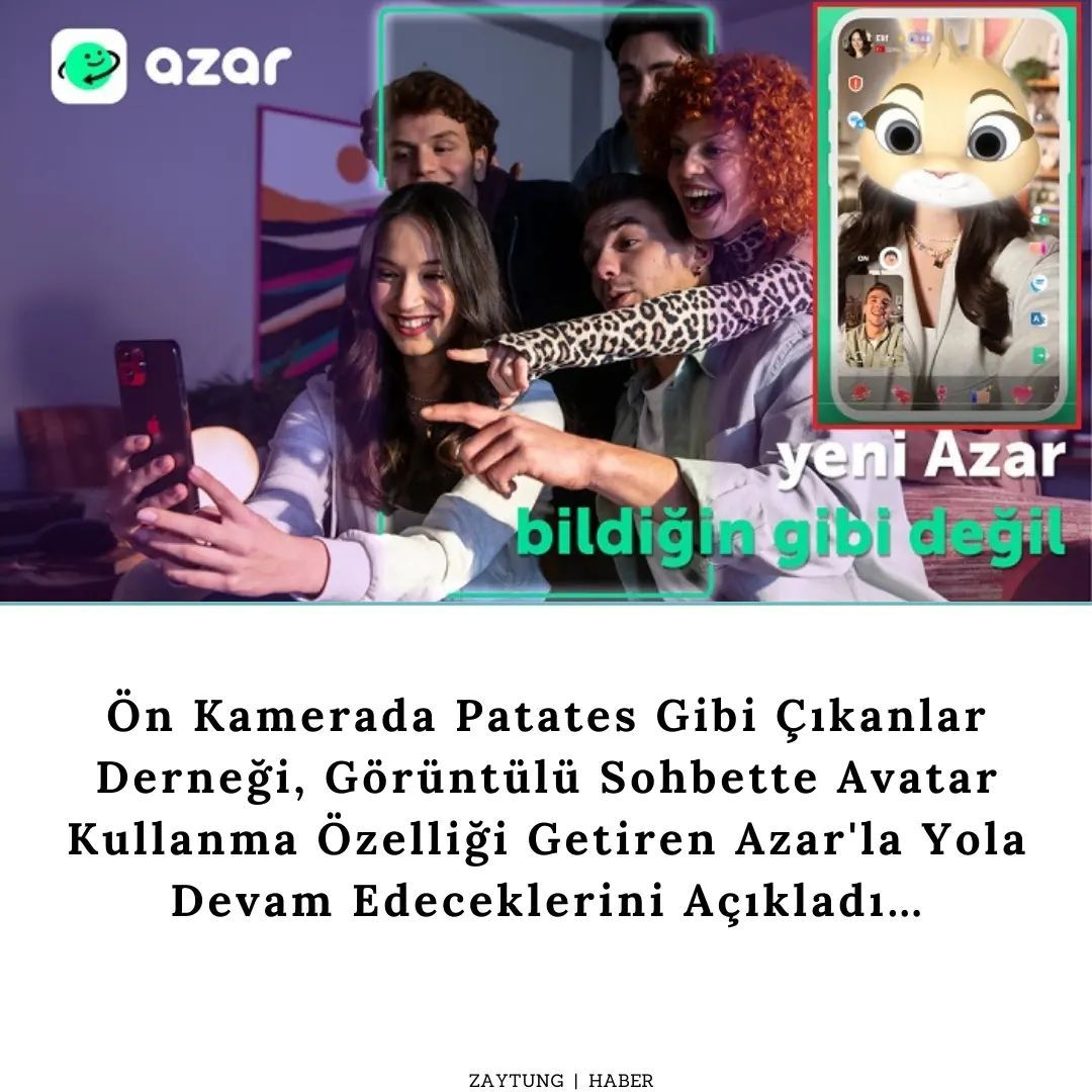 “Artık görüntülü sohbete...