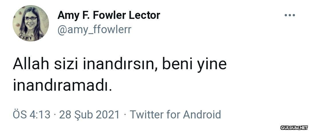 Amy F. Fowler Lector...