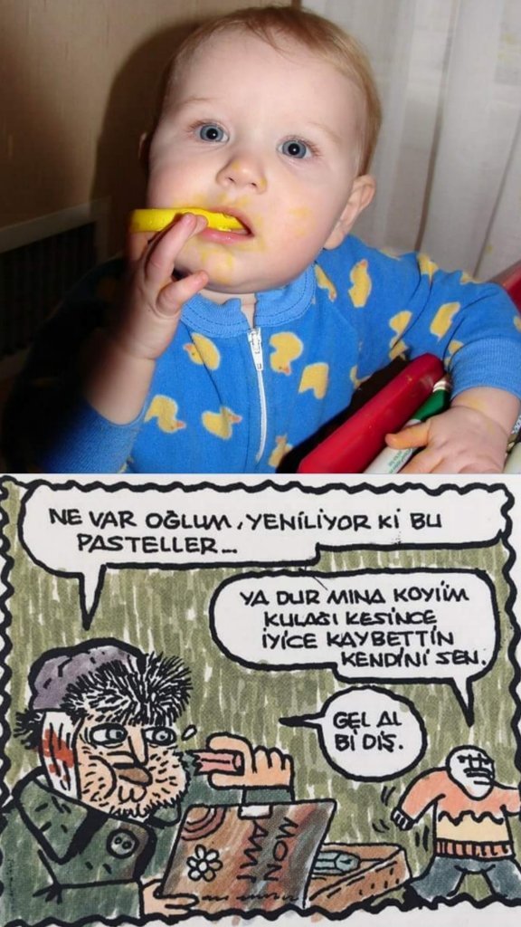 Ne var oğlum, yeniliyor ki...