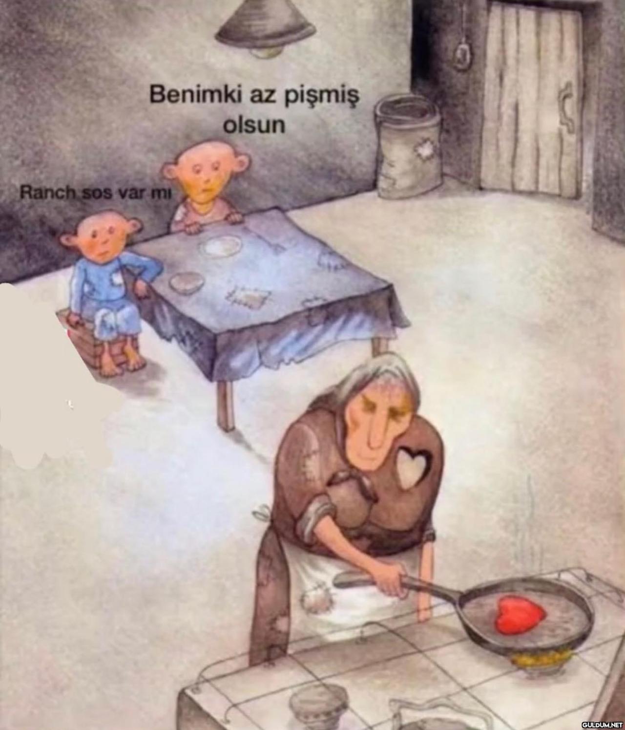 Benimki az pişmiş olsun...