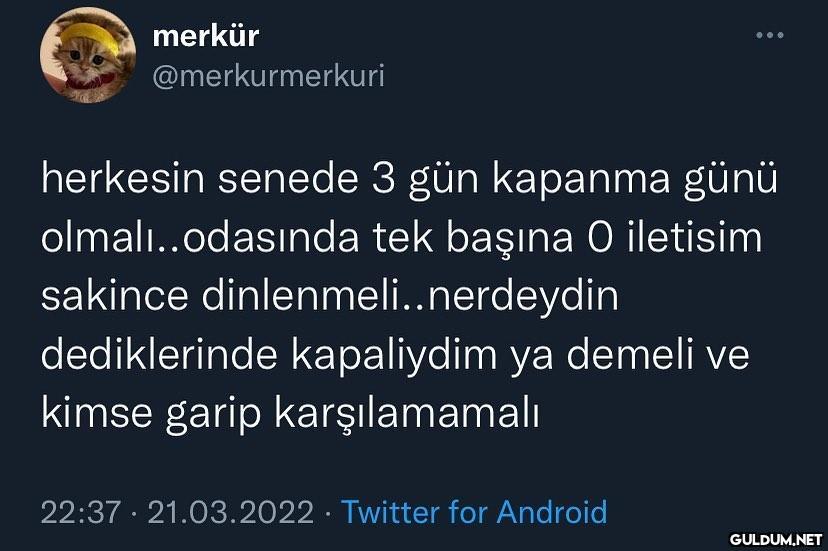haftada üç gün yapıyorum  ...