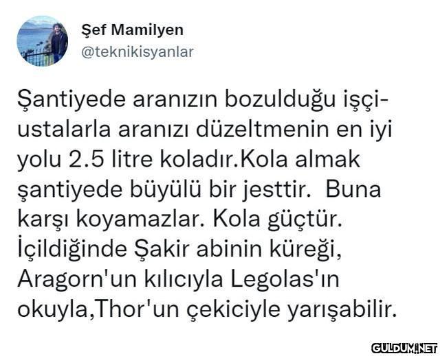 Şef Mamilyen...