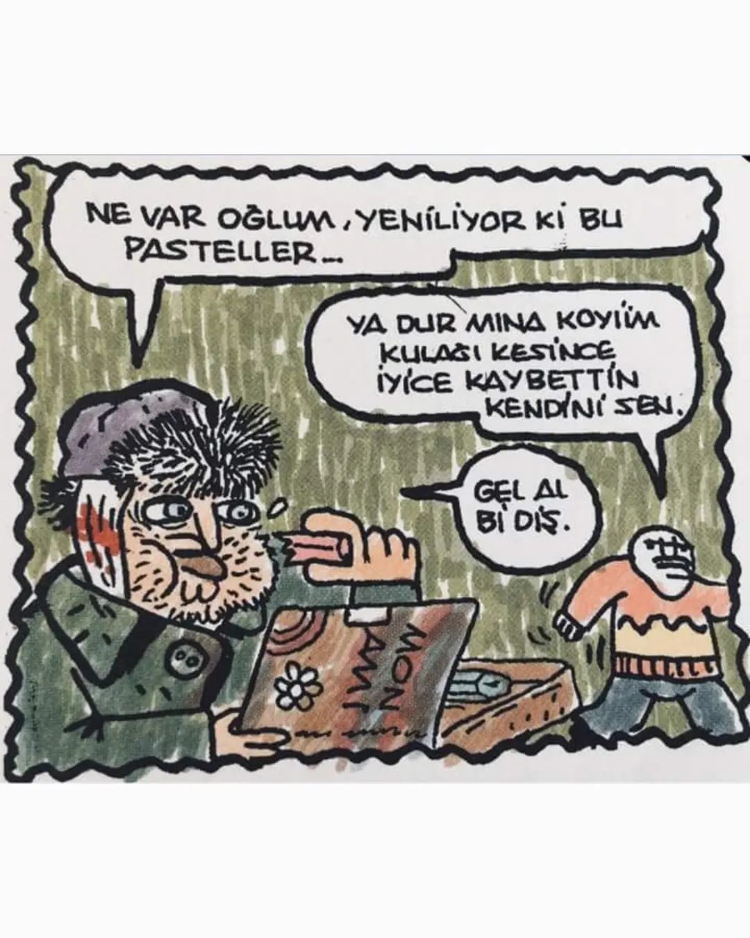 Ne var oğlum, yeniliyor ki...