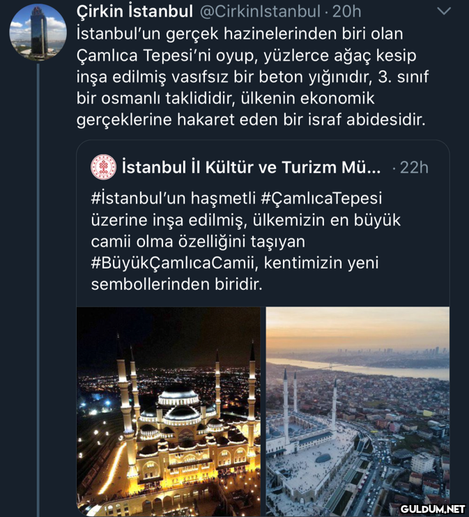 Çirkin İstanbul...