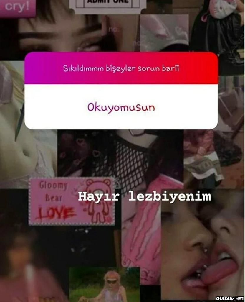 Okuyo musun kaça gidiyosun...