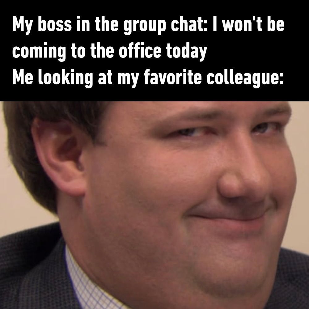 😏 #boss #colleague #office...