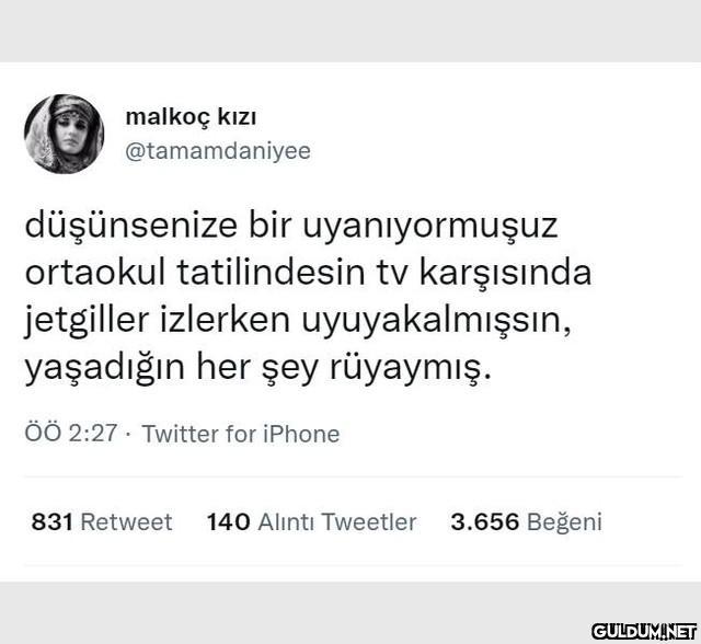 malkoç kızı @tamamdaniyee...