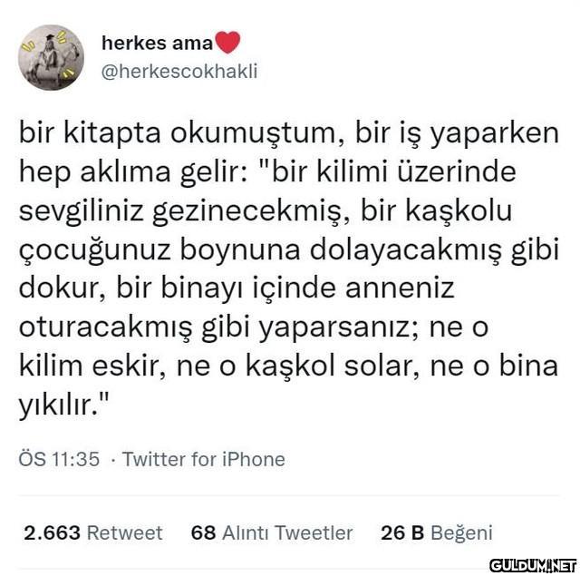 herkes ama @herkescokhakli...