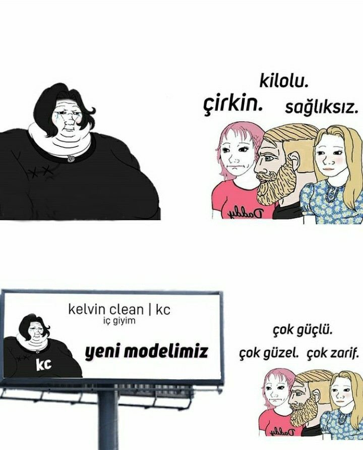 kilolu. çirkin. sağlıksız....