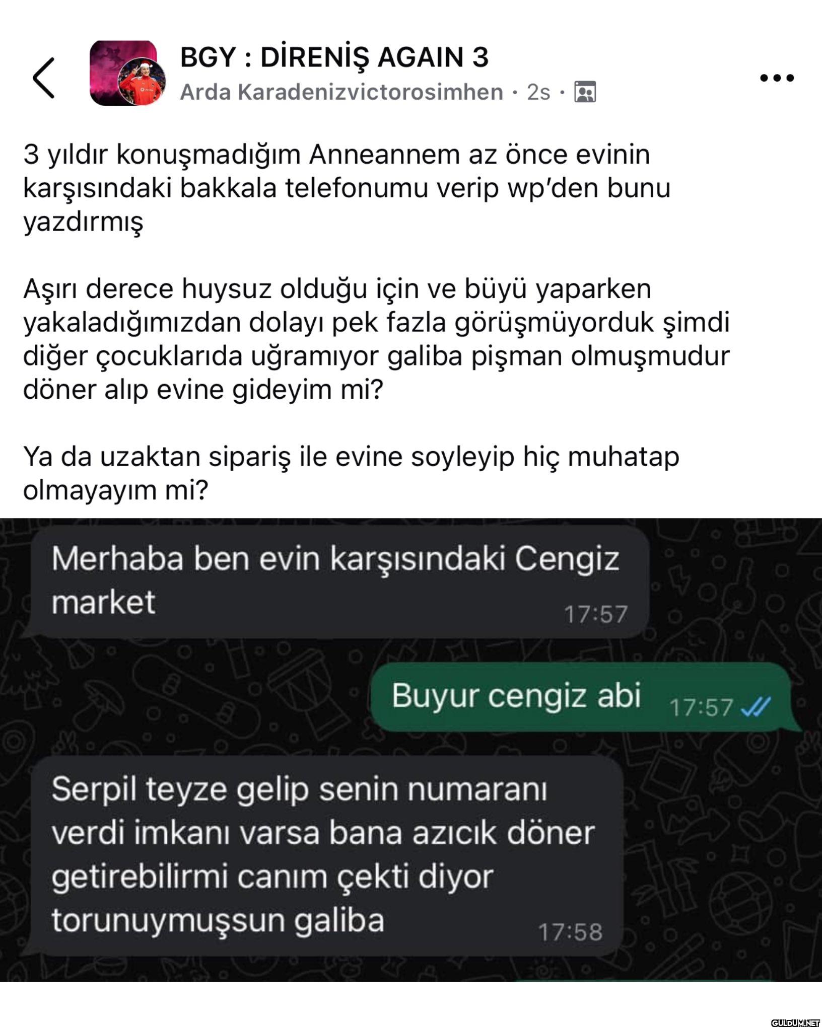 Git olm bunu söylemesi...