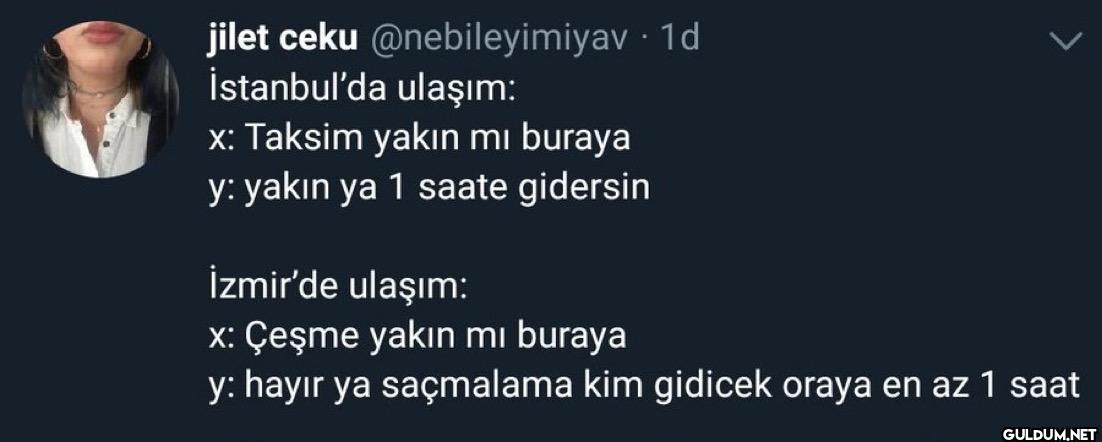 1d İstanbul'da ulaşım: x:...