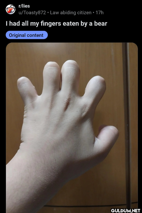 r/lies u/Toasty872⚫ Law...