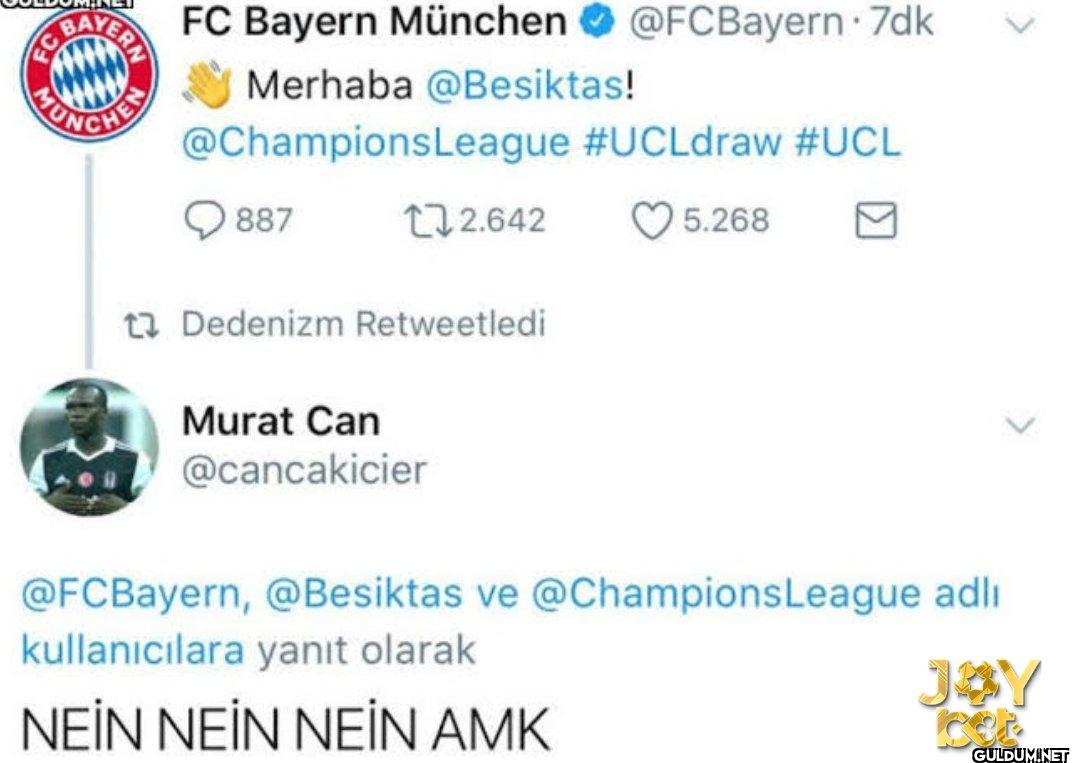 7dk Merhaba @Besiktas!...