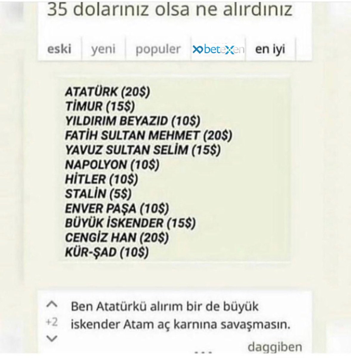 Benim kafanın çalışma...