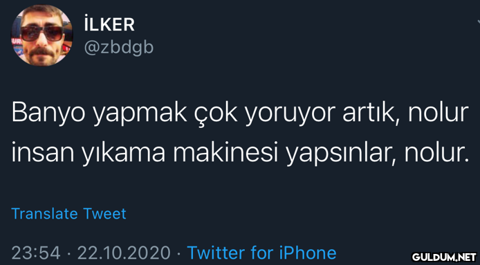 İLKER @zbdgb Banyo yapmak...