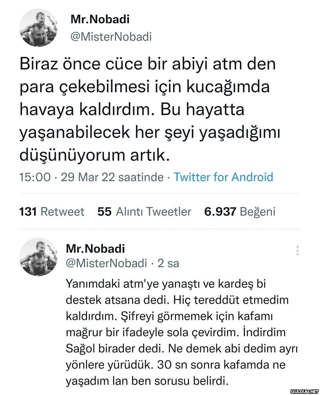 Mr.Nobadi @MisterNobadi...
