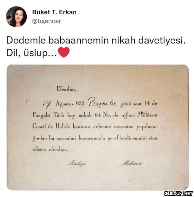 Buket T. Erkan @bgencer...