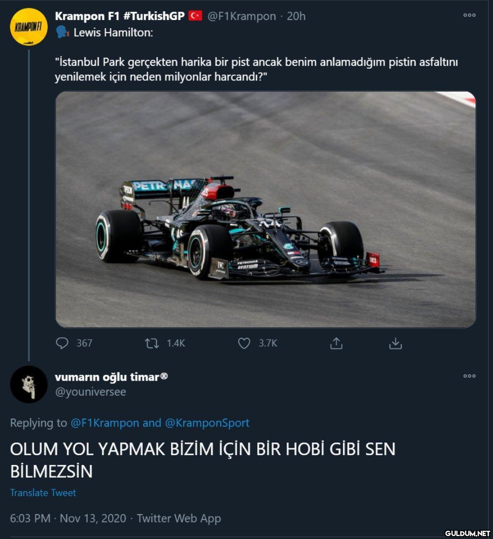 Krampon F1 #TurkishGP k...