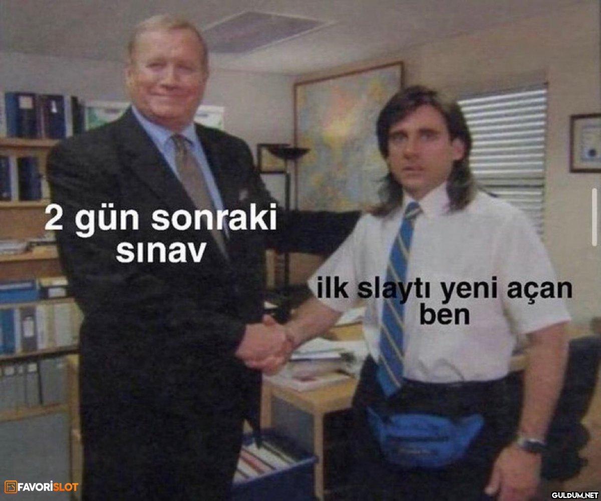 2 gün sonraki sinav ilk...