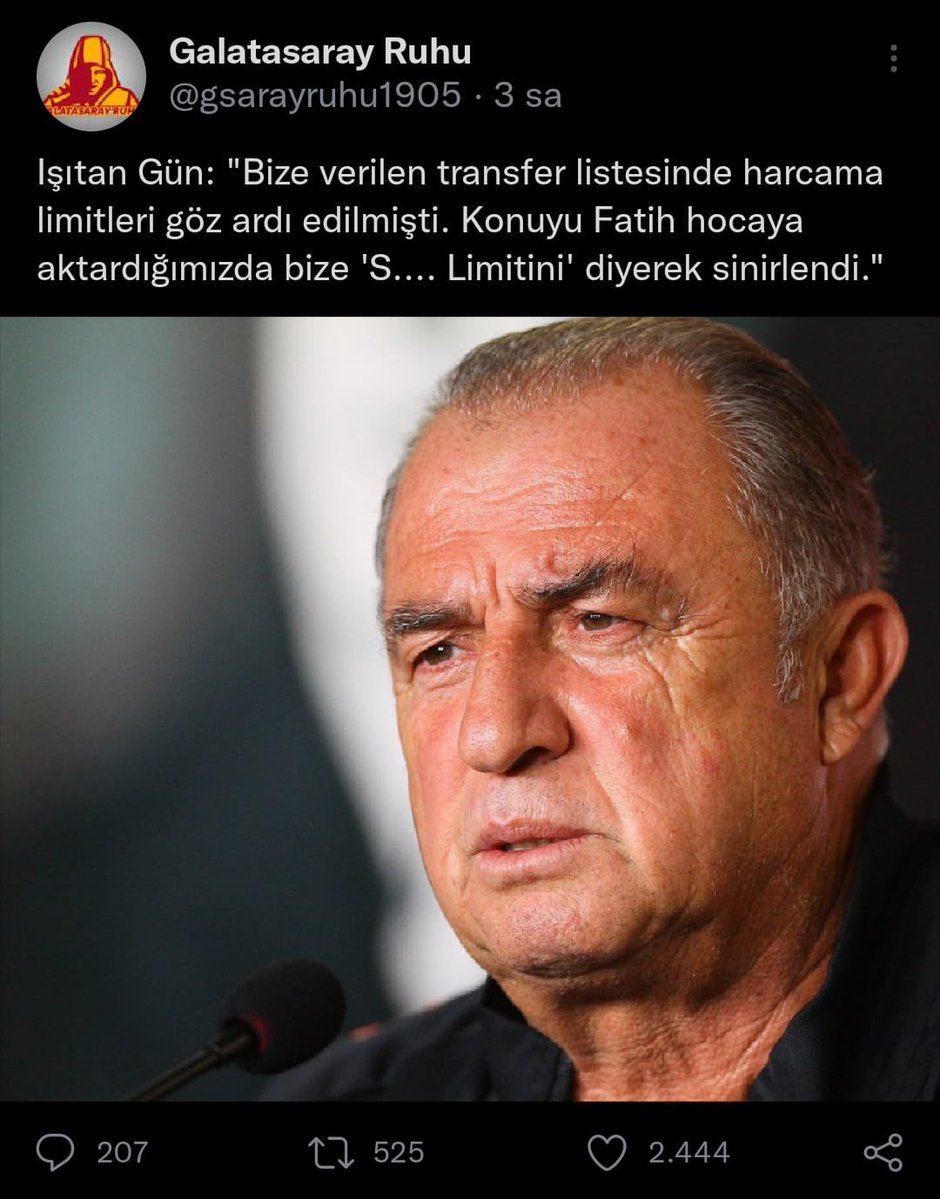 Hocam doğru söylemiş...