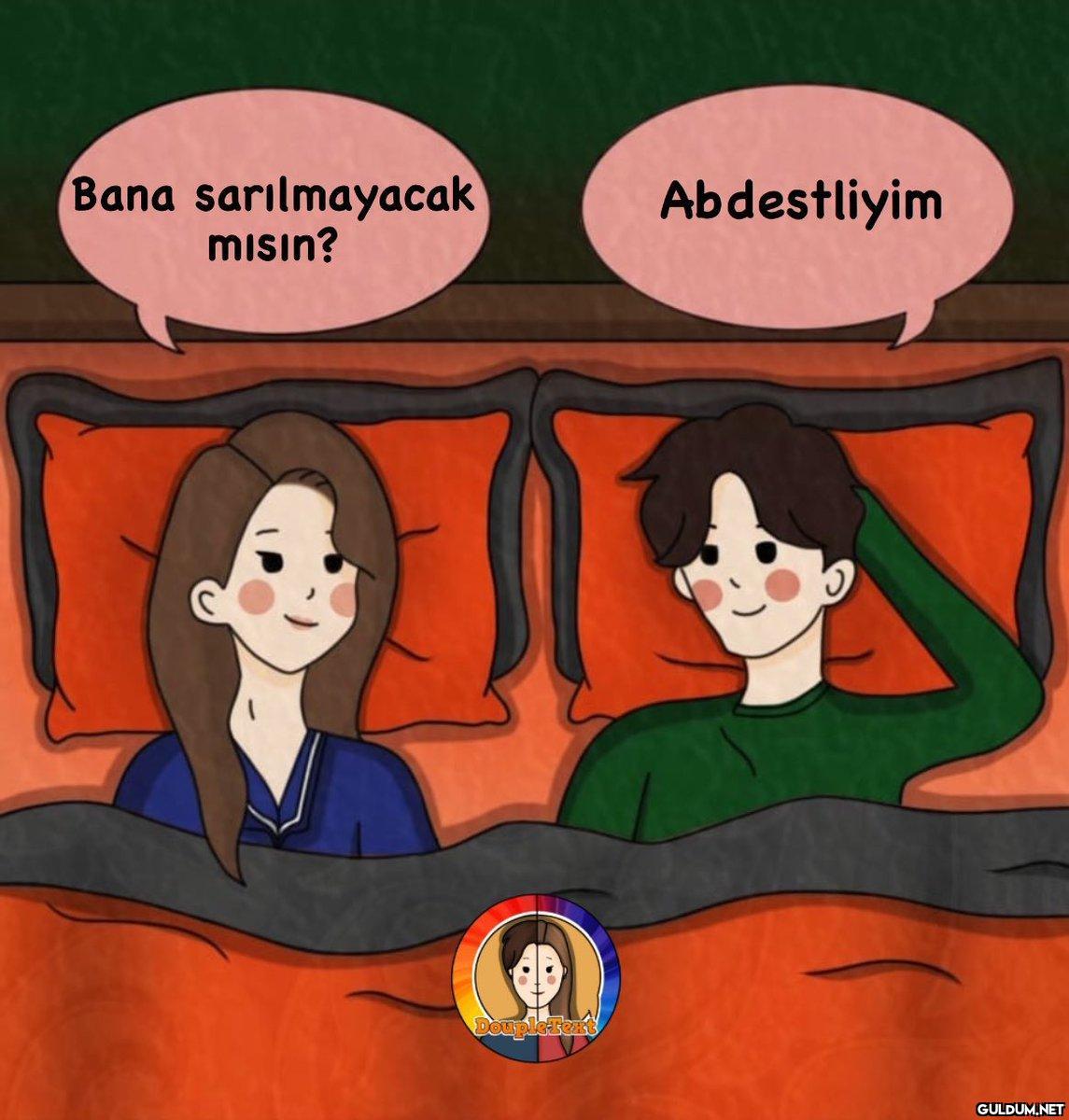 Bana sarılmayacak misın?...