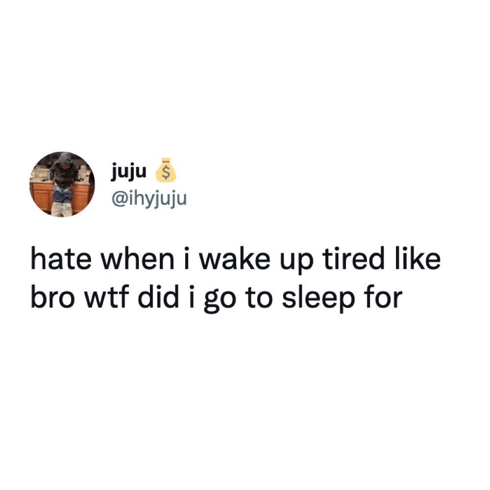 Sleep is such a scam by...
