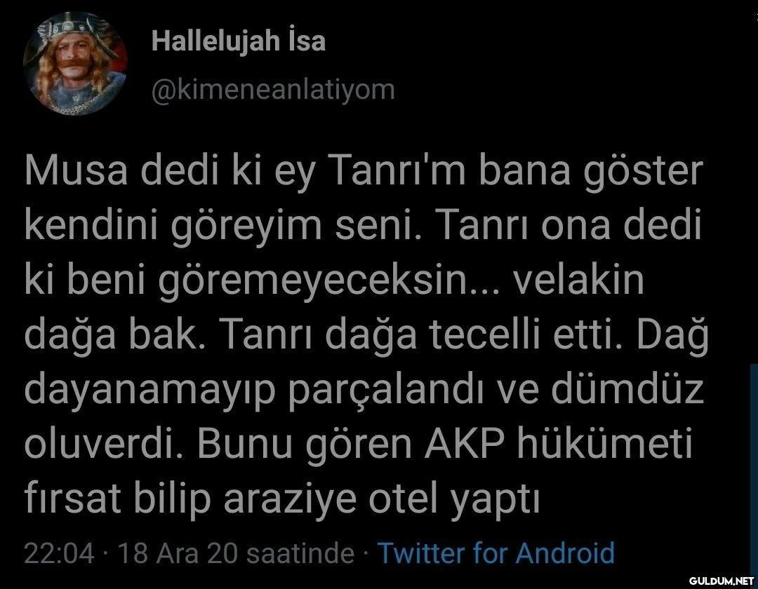 Hallelujah İsa...