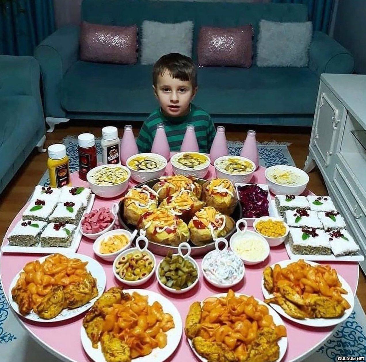 İlk sahur heyecanı.....
