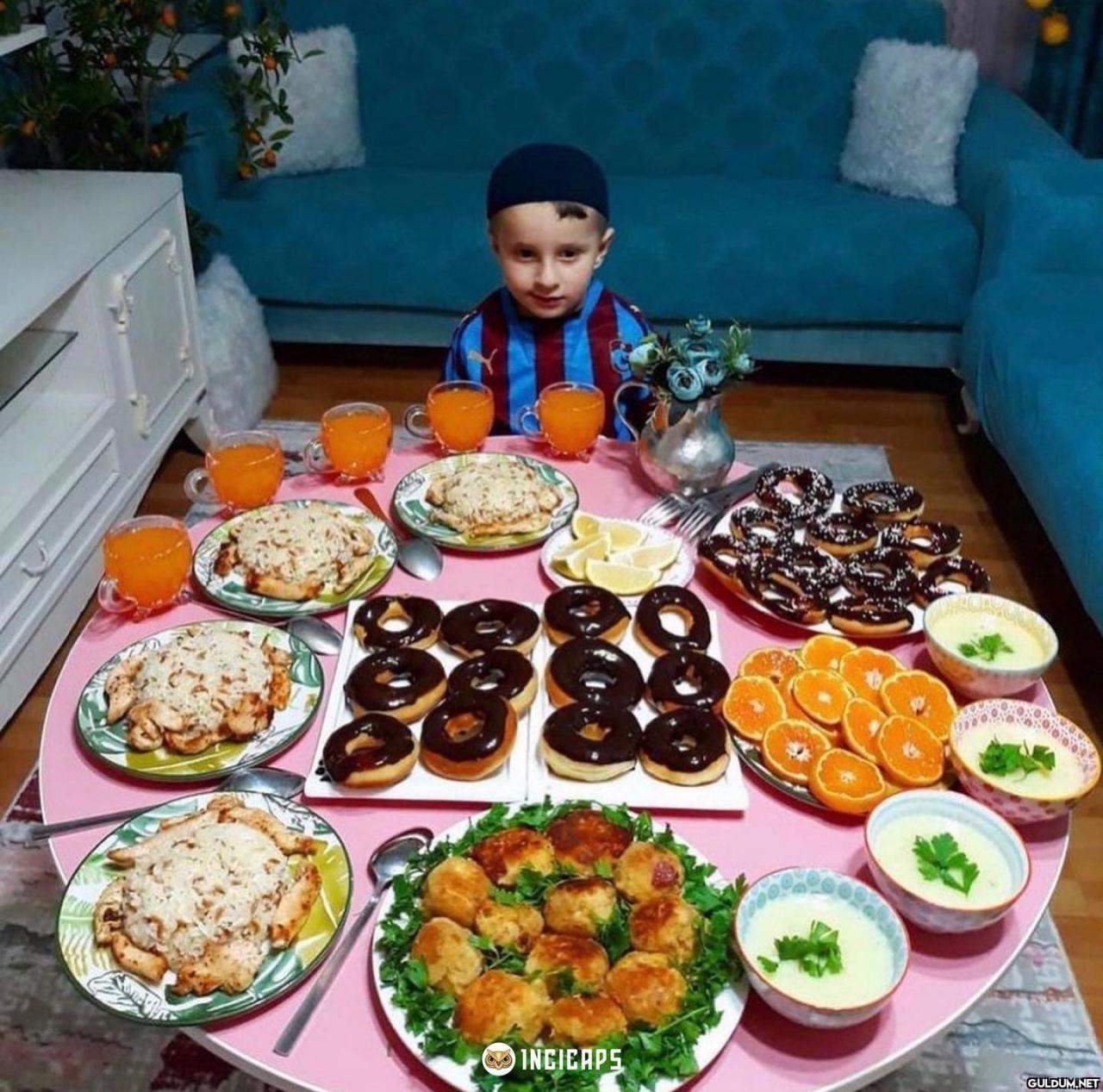 İlk sahur heyecanı.....