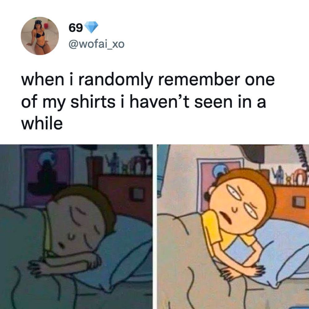 Is it in the closet? Or on...