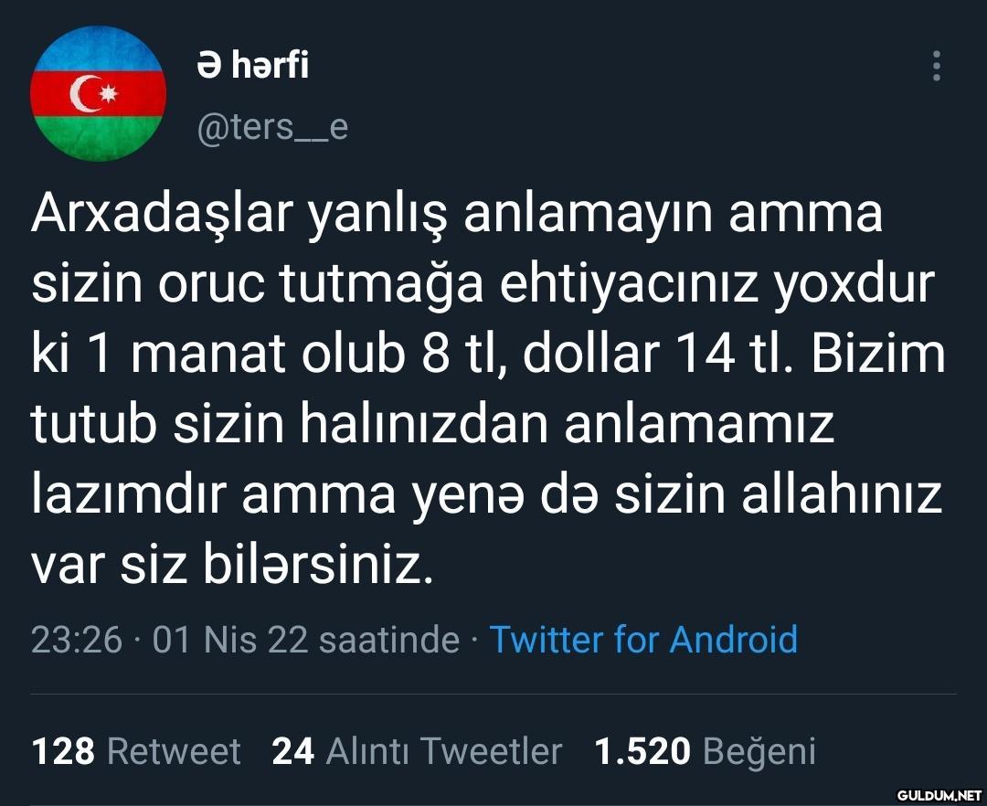 Ə hərfi @ters_e Arxadaşlar...