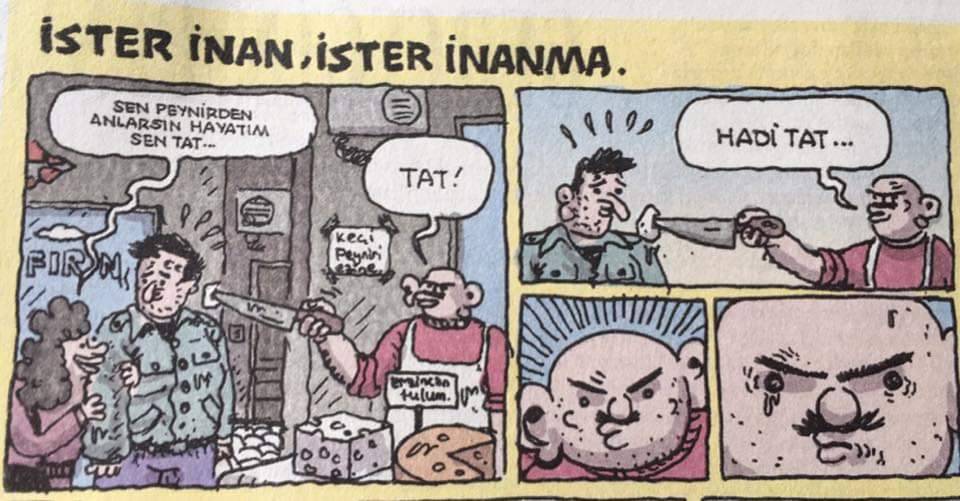"Peynircim", "zeytincim"...