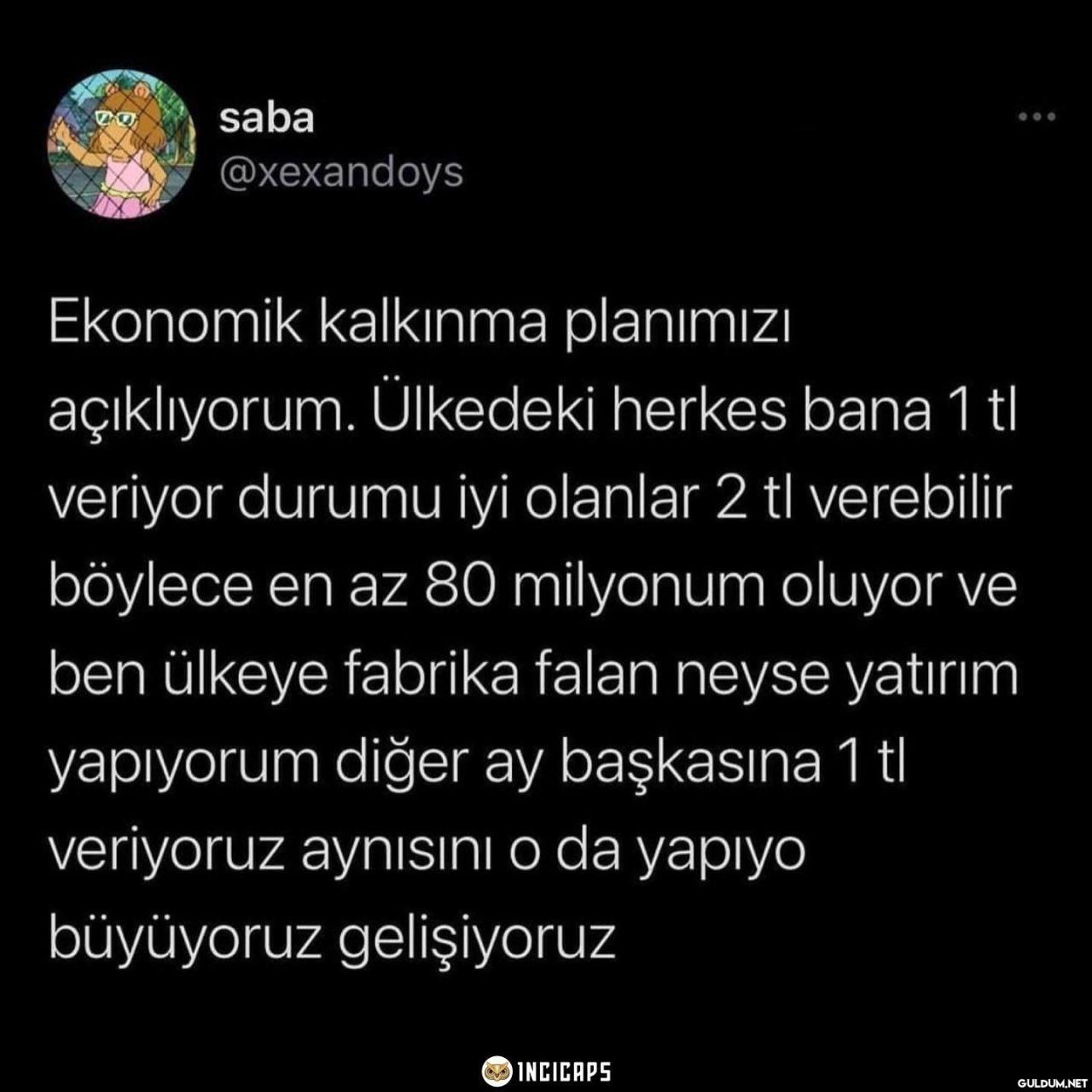saba @xexandoys Ekonomik...