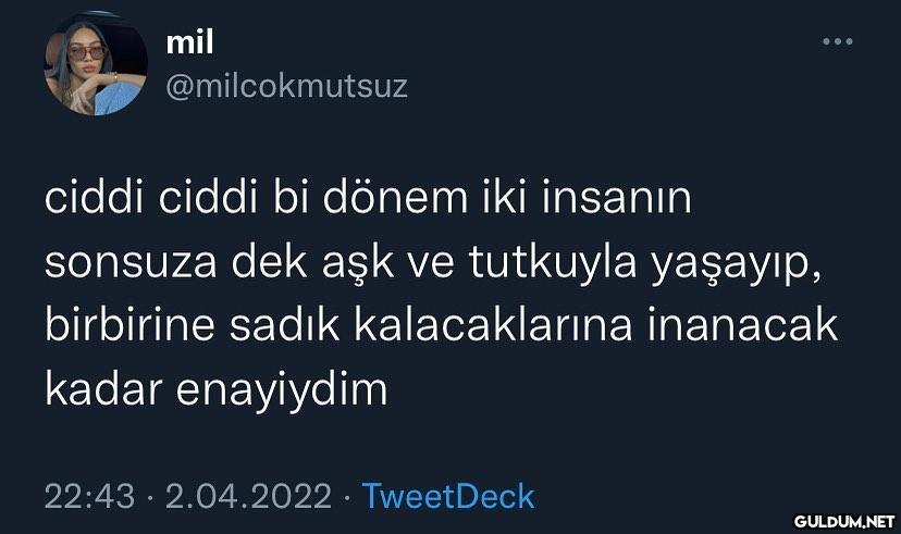 mil @milcokmutsuz ciddi...