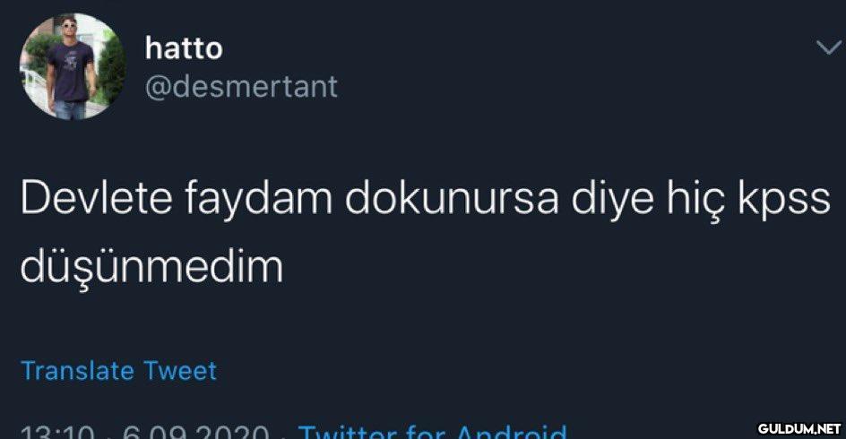 hatto @desmertant Devlete...
