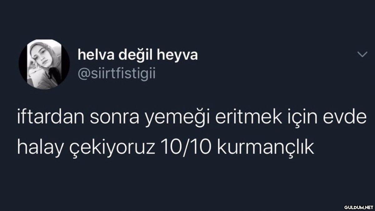 helva değil heyva...