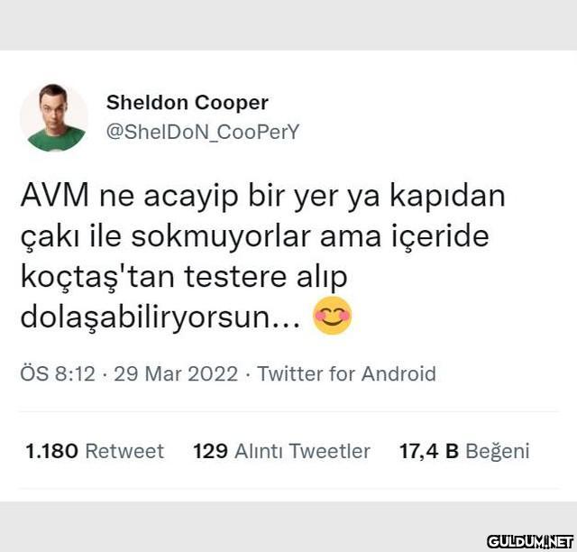 Sheldon Cooper...