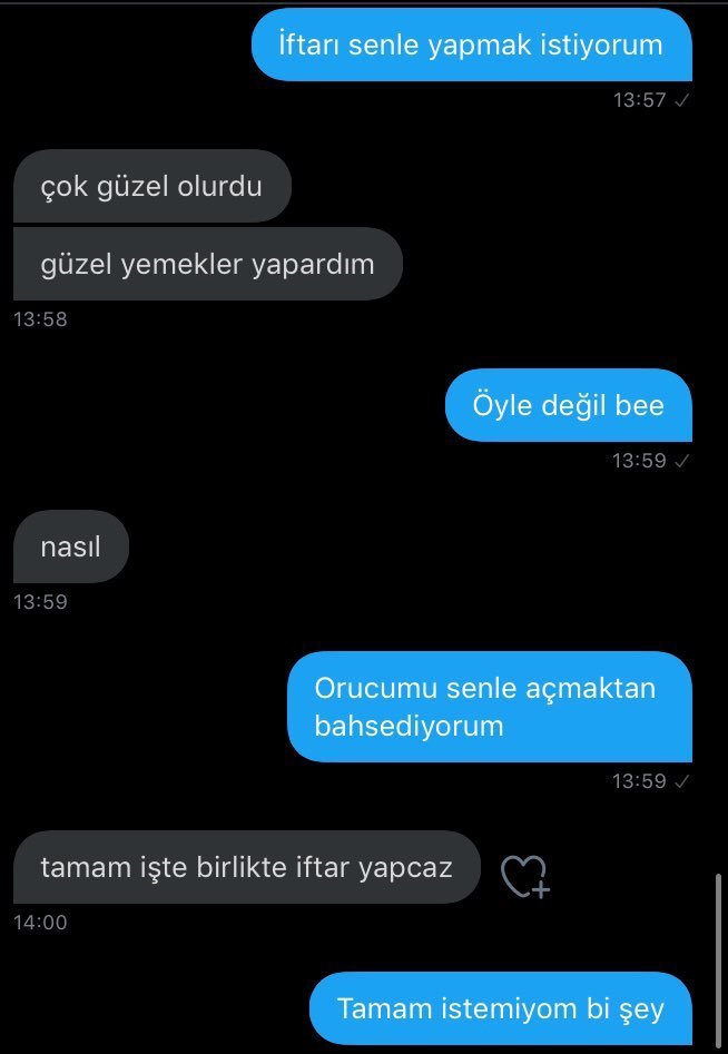 İftarı senle yapmak...