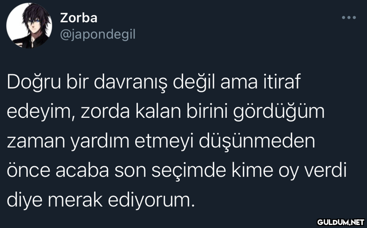 Zorba @japondegil Doğru...