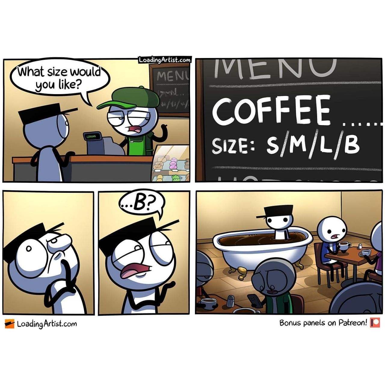 That's Monday morning size...