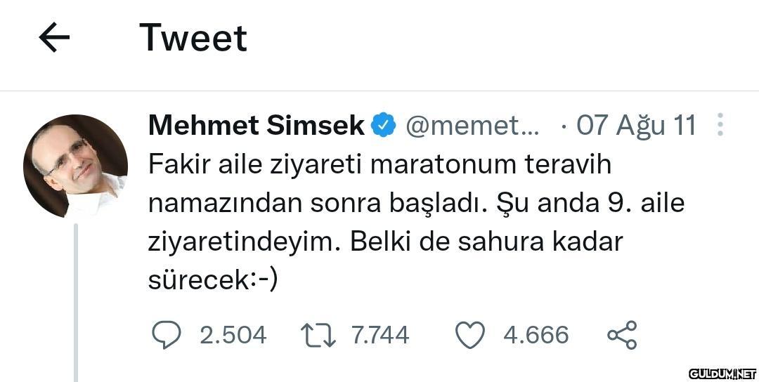 malum tweeti hatırlayalım...