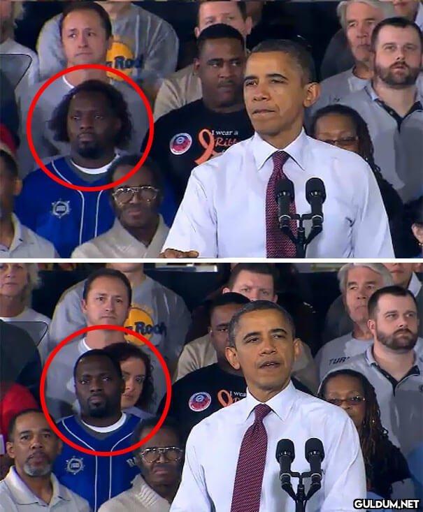 Obama konuşma zenci adam...