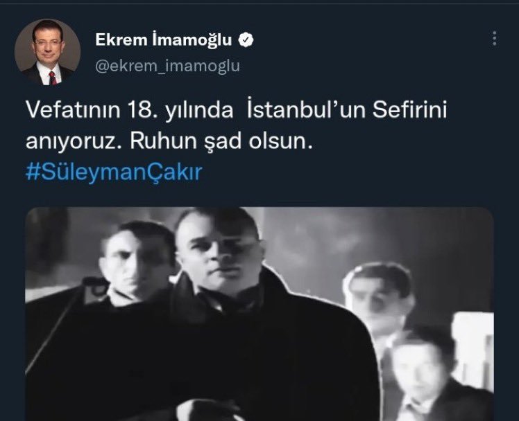 Ekrem İmamoğlu...