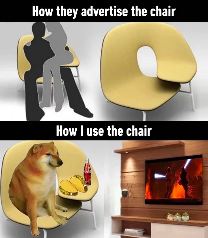 But I got the high ground...