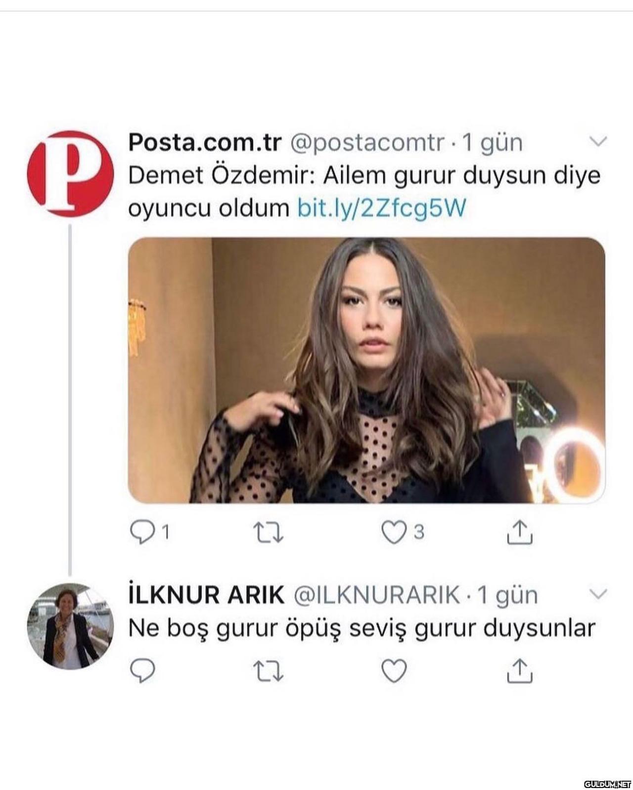 İlknur Arık, kendisine...