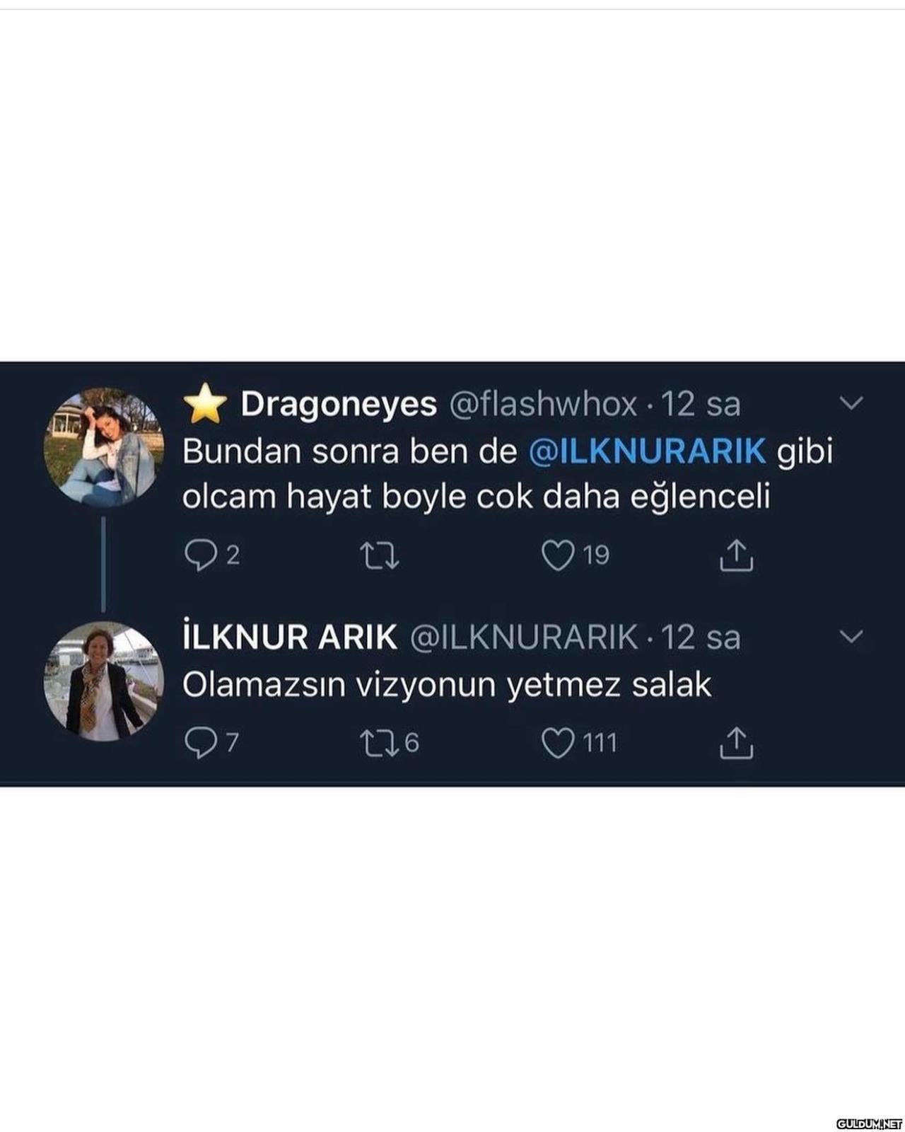 İlknur Arık, kendisine...