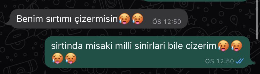 Benim sırtımı çizermisin!...